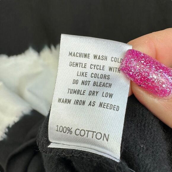 Sovereign Code Sundays Crewneck Black & White Tie Dye Cotton Sweater NWT - Picture 11 of 11